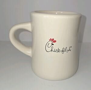 Chick-fil-A Heritage Collection "Chicken for Breakfast" 12 oz White Coffee Mug